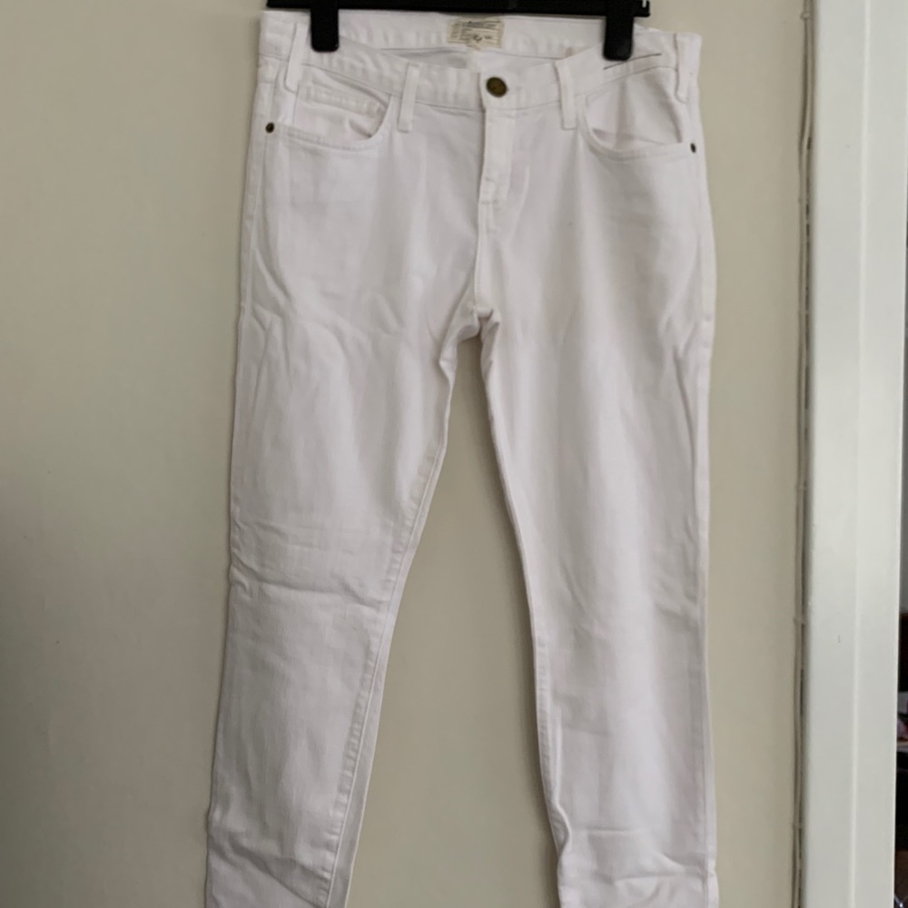 White Jeans Current Elliot
